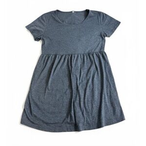 Blue maternity Shirt size medium- perfect for casual or trendy with leggings